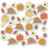 Pack de stickers Thanksgiving (Devant)