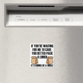 Pack Dejeuner Je M'en Fiche Magnet De Frigo Drôle (In Situ (Lave-vaisselle))