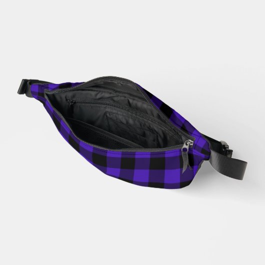 Pack Fanny Black and Blue Check (Ouvrir)