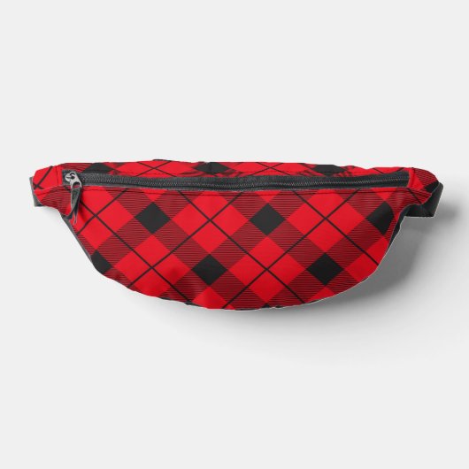 Pack Fanny Black et Red Plaid (Poser)