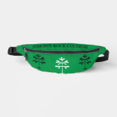 Pack Fanny en vert avec Saplings SR noirs et blanc (Recto)