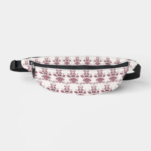 Pack Fanny Feuille rouge moderne