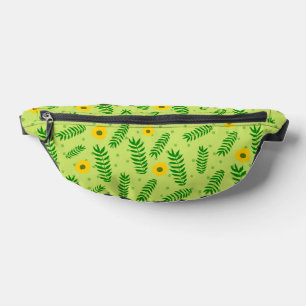 Pack Fanny Floral Vert