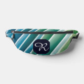 Pack Fanny Monogramme personnalisé - Vert bleu Abs (Poser)