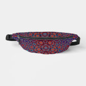 Pack Fanny Motif Gras Bleu Et Rouge (Recto)