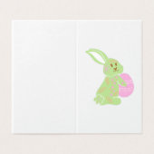 Pack lapin de Pâques de 25 Mini Cartes (Outside Unfolded)