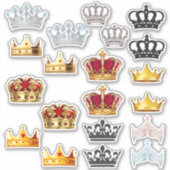Pack of 20 stickers My crowns (Devant)