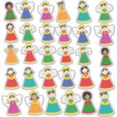 Pack of 30 angels and singing children stickers (Devant)