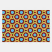 Pack papier 171 Décoratif rouge vert jaune (Devant 3)