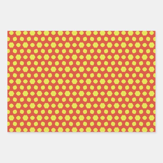 Pack papier 172 Décoratif Rouge Vert Jaune (Devant 3)