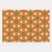 Pack papier 172 Décoratif Rouge Vert Jaune (Devant 2)