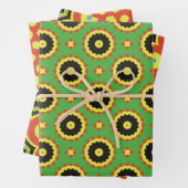 Pack papier 172 Décoratif Rouge Vert Jaune (En situation)