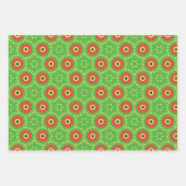 Pack papier 173 Décoratif Rouge Vert Jaune (Devant 3)