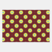 Pack papier 175 Décoratif Brown bleu jaune (Devant 2)