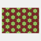 Pack papier 177 Décoratif Rouge Jaune Vert (Devant 3)