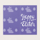 Pack Pâques Purple Happy de 25 Mini Cartes (Outside Unfolded)