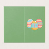 Pack simple d'oeufs de Pâques de 25 Mini Cartes (Outside Unfolded)