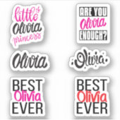Pack Sticker Olivia (Devant)