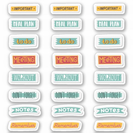 Pack Stickers du gestionnaire (Devant)