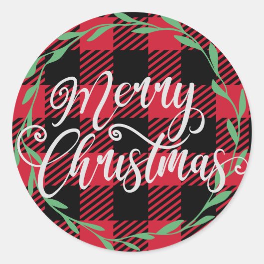 Pack Stickers Joyeux Noël Rond (Devant)