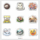 Pack Stickers Random (Feuille)