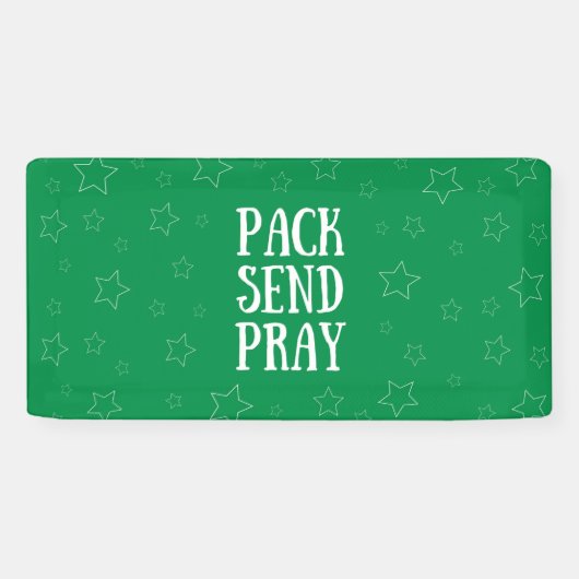 Pack Verstuur Pray Vinyl Banner (Horizontaal)
