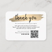 Package Insérer un Carte de remerciements métier (Devant)