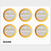 Packaging de produits professionnels Étiquette gri (Feuille)