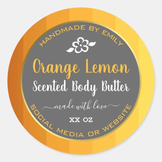 Packaging de produits professionnels Étiquette gri (Devant)