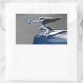 Packard's Flying Lady Ornament Rechthoekige Sticker (Tas)