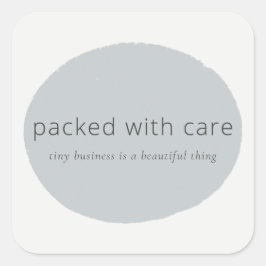 Packed with care tiny business Sticker