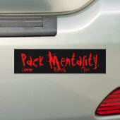 Packmentality Pack Bumpersticker (Op auto)