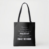 Packrat vs. Family Historian Canvas tas