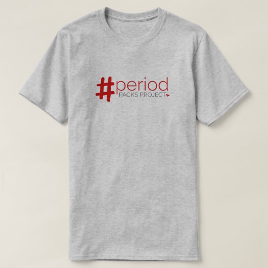 Packs d'époque T-shirt projet - gris (Design devant)