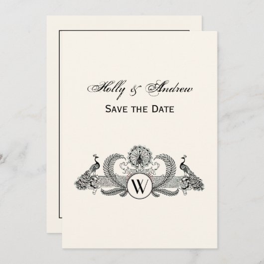  packs Monogram Ivory BG Kaart (Voorkant / Achterkant)