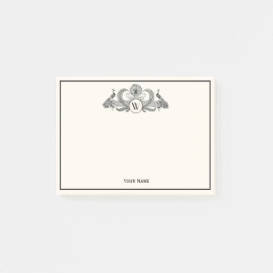  packs Monogram Ivory BG Post-it® Notes