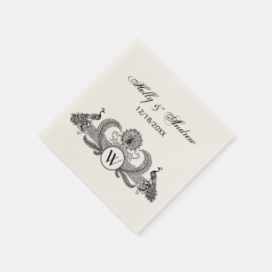 packs Monogram Ivory BG Servetten (Hoek)