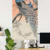 packs op een filiaal, retro Japans Poster (Thuiskantoor)