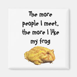 Pacman Frog Lemon Magneet