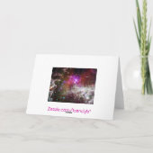 Pacman Nebula Birthday Card Kaart (Achterkant)