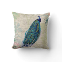 pacock, bloemen en vlinder