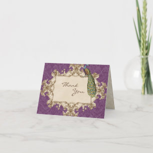  pacock & etchings Dank je wel kaarten