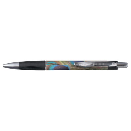 Pacock Feathers Bright Luxe Pen (Achterkant)