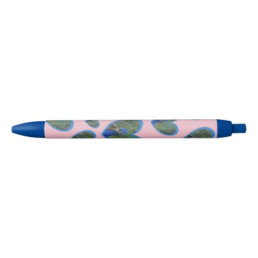 Pacock Hearts Pattern Cust. Kleurstrip Pen (Voorkant)