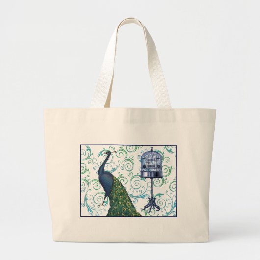 pacock & kooi grote tote bag (Voorkant)