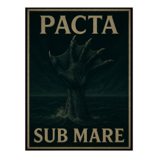 Pacta Sub Mare – Verbond van de Diepe Perfect Poster