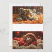 Pacte Lune : Icy Heart Beach Wedding Invitation (Dos)