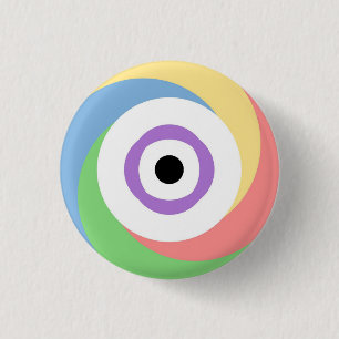 Pactomics. Weet het. Jouw. Kleur. Ronde Button 3,2 Cm
