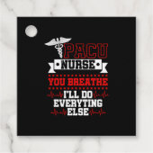 PACU Verpleegster U Ademt Hermes Personeel Nationa Bedankjes Labels (Voorkant)