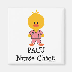 PACU Zurse Chick Magnet Magneet